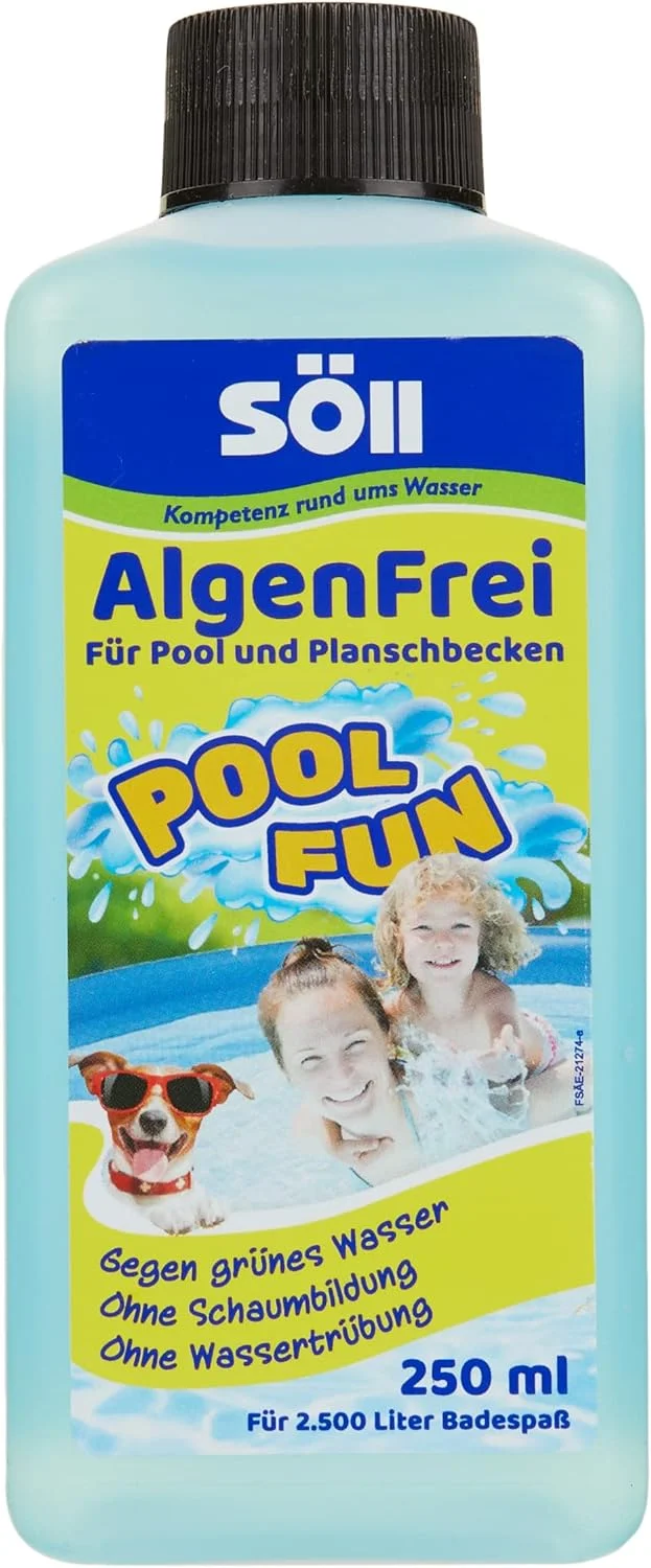 مجموعه مراقبت از استخر بادی Söll شامل Aqua Des و Algae Free، ۲۵۰ میلی لیتر، ۱ عدد، نارنجی، ۵.۷ x ۹.۷ x ۱۳.۸ سانتی متر، ۲۰174