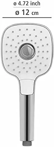 سردوش دستی ونکو مدل Power Boost، ABS، اتصال و تناسب جهانی، طراحی مدرن و شیک، فشار قوی و اسپری آرامش بخش، 12x12 سانتی متر، سفید