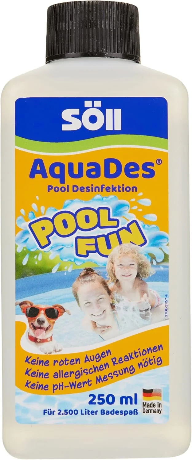 مجموعه مراقبت از استخر بادی Söll شامل Aqua Des و Algae Free، ۲۵۰ میلی لیتر، ۱ عدد، نارنجی، ۵.۷ x ۹.۷ x ۱۳.۸ سانتی متر، ۲۰174