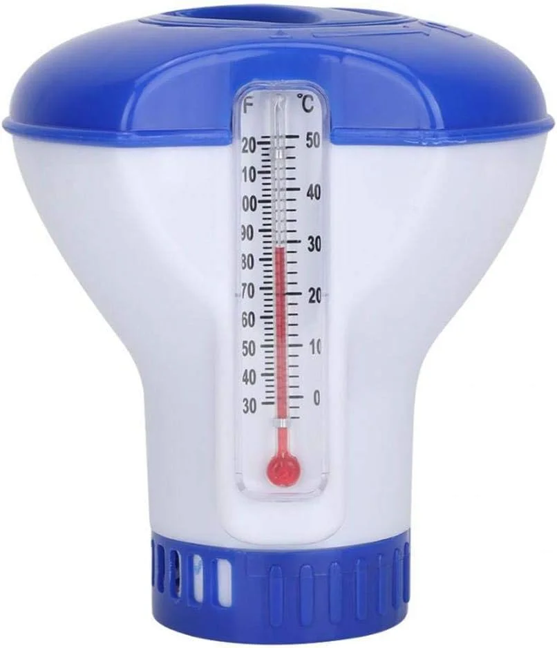 توزیع کننده شناور قرص کلر ZYZY با دماسنج، پمپ پخش کننده اتوماتیک ضد عفونی کننده برای بهبود استخرهای شنای سرپوشیده و روباز توزیع کننده شناور قرص کلر ZYZY با دماسنج، پمپ پخش کننده اتوماتیک ضد عفونی کننده برای بهبود استخرهای شنای سرپوشیده و روباز