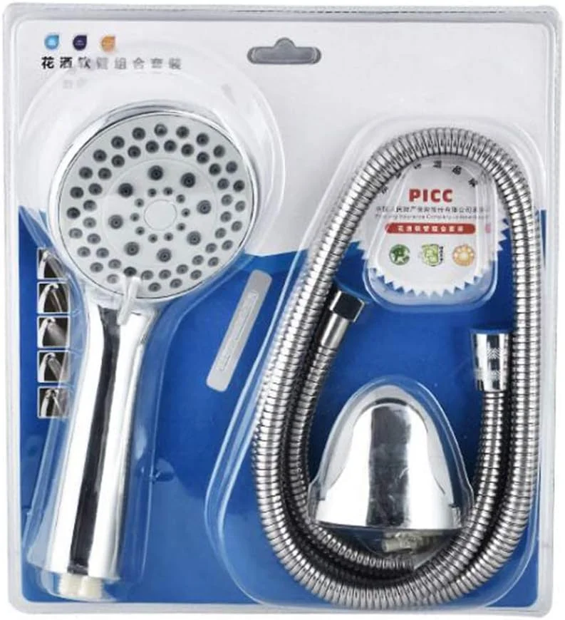 ست ۳ تکه دوش دستی یونیورسال حمام، سردوش بارانی دستی با شلنگ و پایه ست ۳ تکه دوش دستی یونیورسال حمام، سردوش بارانی دستی با شلنگ و پایه