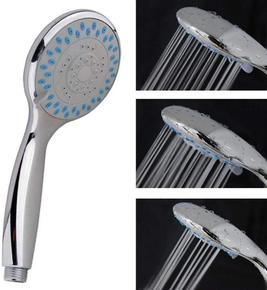 سردوش دستی یونیورسال با 5 حالت پاشش، فشار قوی، گرد، مناسب حمام، لوازم جانبی حمام، سردوش بارانی سردوش دستی یونیورسال با 5 حالت پاشش، فشار قوی، گرد، مناسب حمام، لوازم جانبی حمام، سردوش بارانی