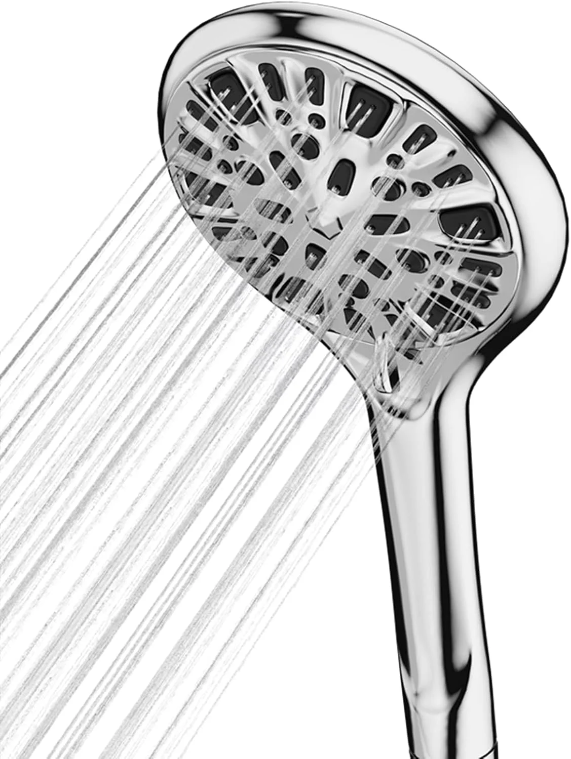 سردوش حمام YanBan، دارای 9 حالت قابل تنظیم اسپری، صرفه جویی در آب برای حمام، سردوش دستی تقویت کننده فشار با شلنگ استیل 1.5 متری و بازوی دوش، کروم سردوش حمام YanBan، دارای 9 حالت قابل تنظیم اسپری، صرفه جویی در آب برای حمام، سردوش دستی تقویت کننده فشار با شلنگ استیل 1.5 متری و بازوی دوش، کروم