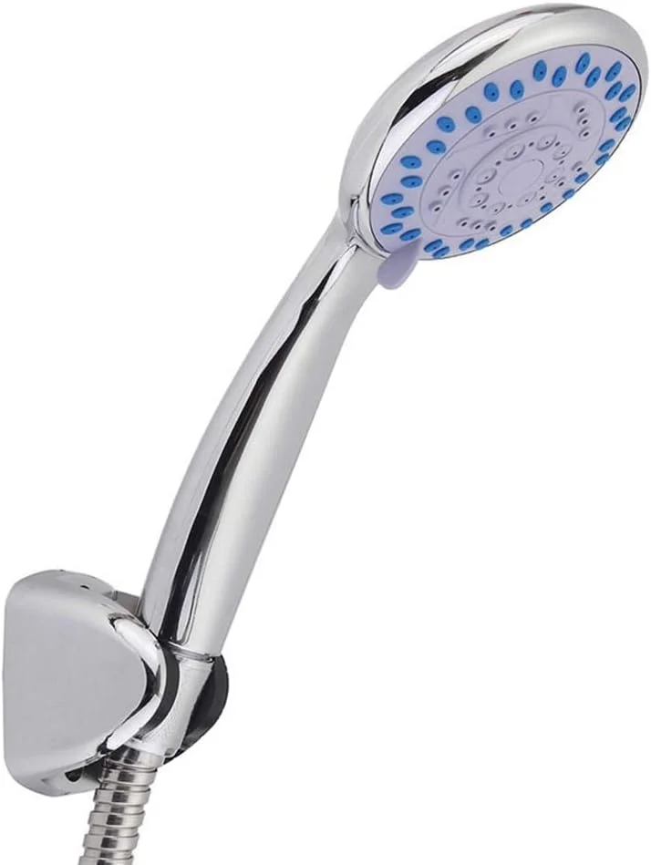 سردوش دستی یونیورسال با 5 حالت پاشش، فشار قوی، گرد، مناسب حمام، لوازم جانبی حمام، سردوش بارانی