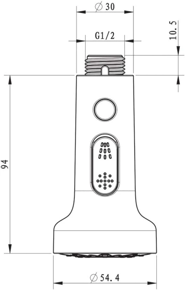 دوش دستی با سه عملکرد، لوازم جانبی شیرآلات قابل تعلیق برای کشیدن سر دوش، شیر آشپزخانه، حوضچه برای کشیدن نازل شیرآلات، سر دوش