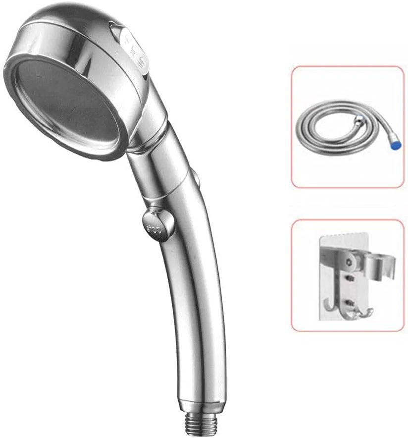 دوش دستی ZJCQA، سر دوش دستی جداشدنی با فشار بالا به همراه شلنگ استیل و نگهدارنده سر دوش، کیت دوش دستی قابل تنظیم دوش دستی ZJCQA، سر دوش دستی جداشدنی با فشار بالا به همراه شلنگ استیل و نگهدارنده سر دوش، کیت دوش دستی قابل تنظیم