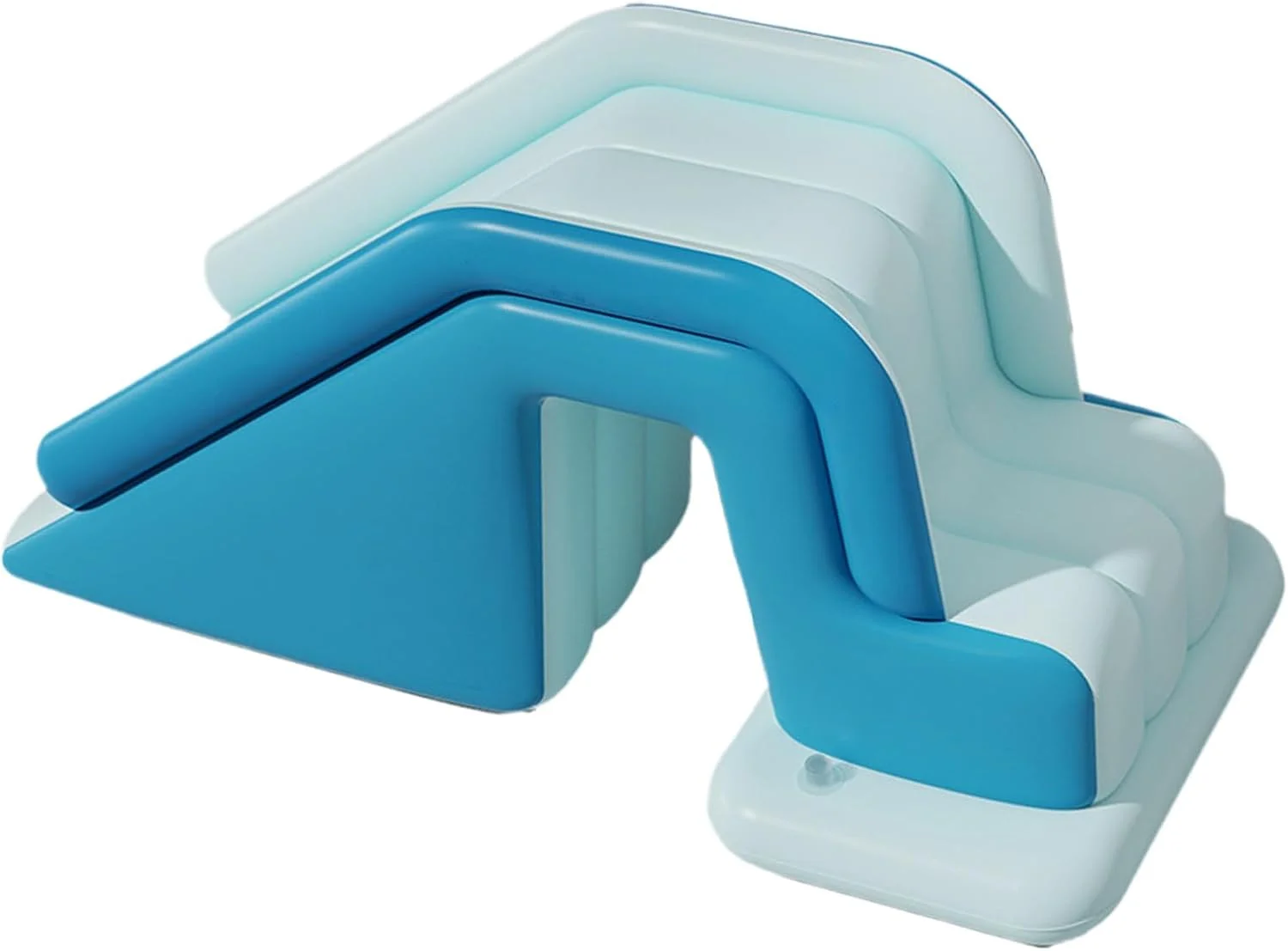 سرسره بادی - سرسره بادی تاشو استخر - رمپ خانوادگی ضد لغزش با نصب سریع برای پارک آبی، برکه جوانان، تولد، هتل، حیاط خلوت، تفریحات فضای باز