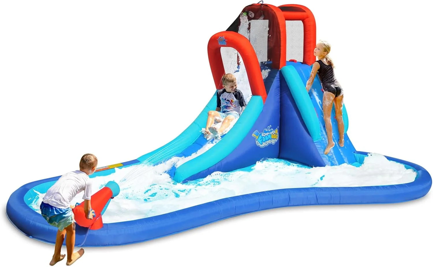 سرسره آبی بادی اکشن ایر با حباب (6104)