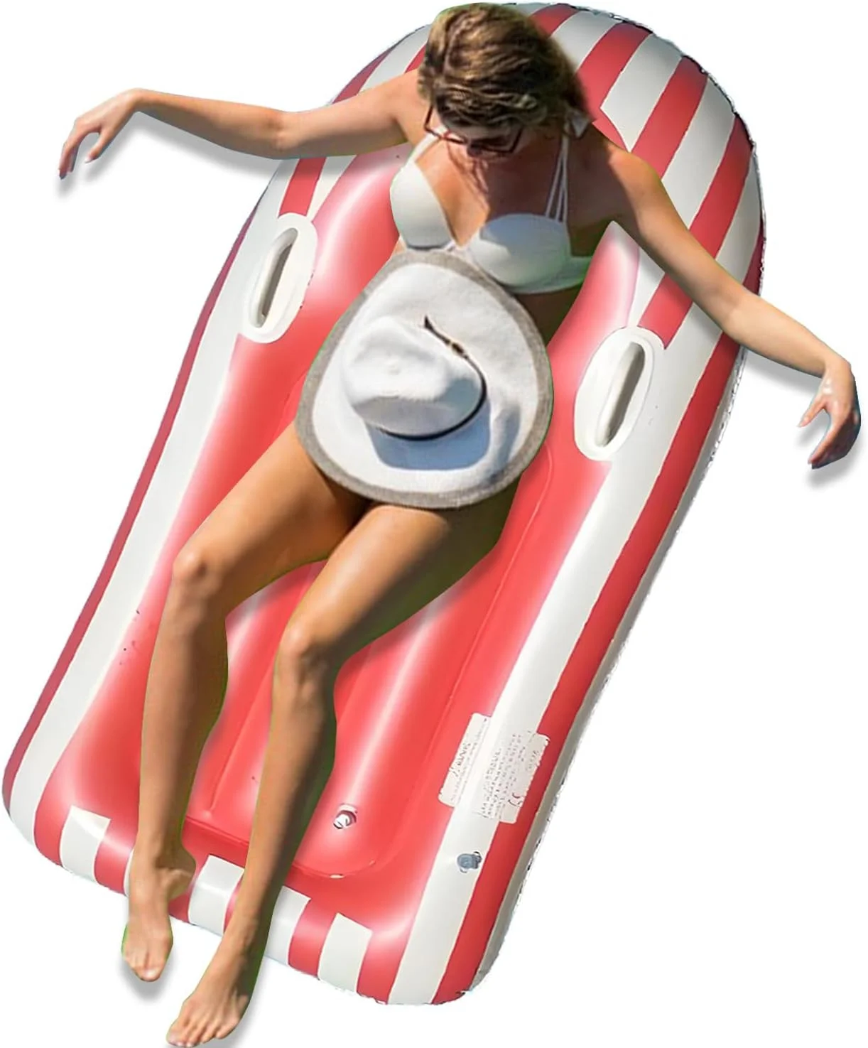 تخته بادی بادی - شناور استخر کودکان قابل حمل با دستگیره - تجهیزات موج سواری برای سرسره های آبی چمن، دریاچه، مهمانی ساحلی، ورزش های تابستانی در فضای باز