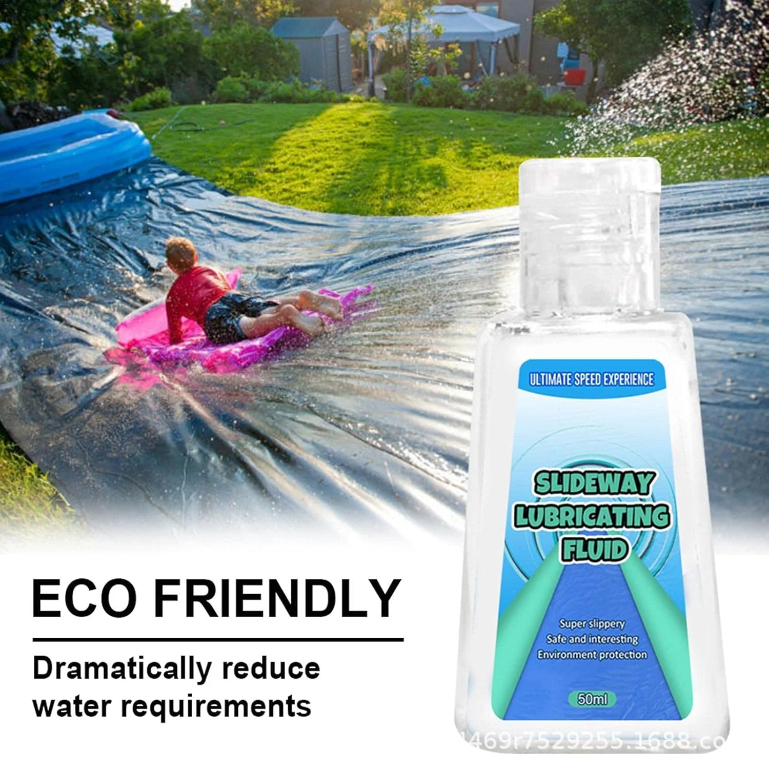 روان کننده سرسره مناسب منزل، فضای باز، باغبانی، مناسب برای سرسره آبی کودکان، روان کننده استخر، با عملکرد بالا