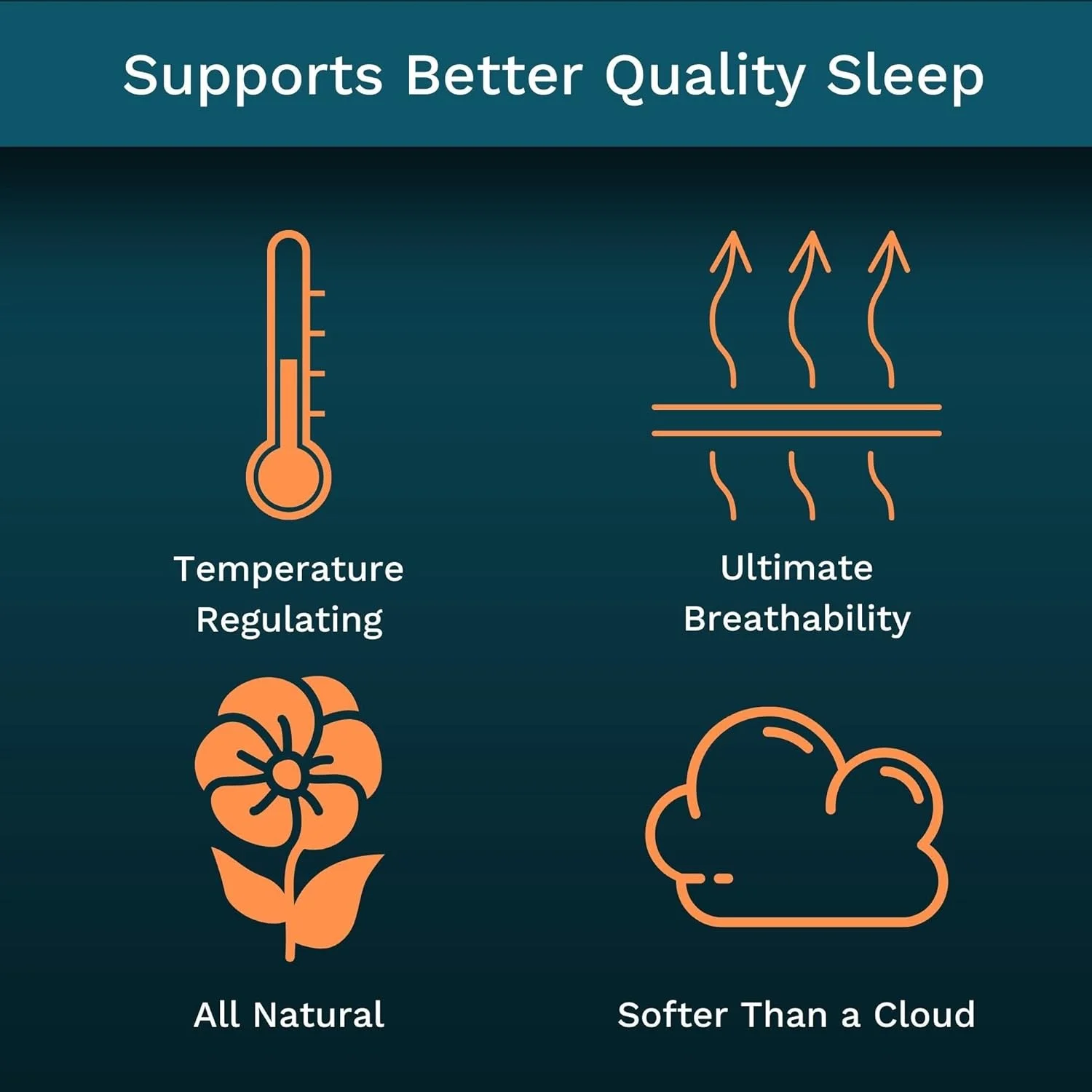 ست ملحفه اکالیپتوس Olive + Crate - ملحفه‌های خنک کننده برای افراد گرمایی - 100% تنسل لیوسل ارگانیک - سایز کوئین - ضد حساسیت، رطوبت گیر - جیب‌های عمیق، نرم، بادوام 60" x 80" [سفید برفی]