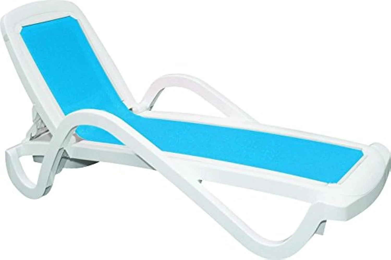 صندلی آفتاب گیر پلی پروپیلن آبی رنگ کانکون ترامونتینا