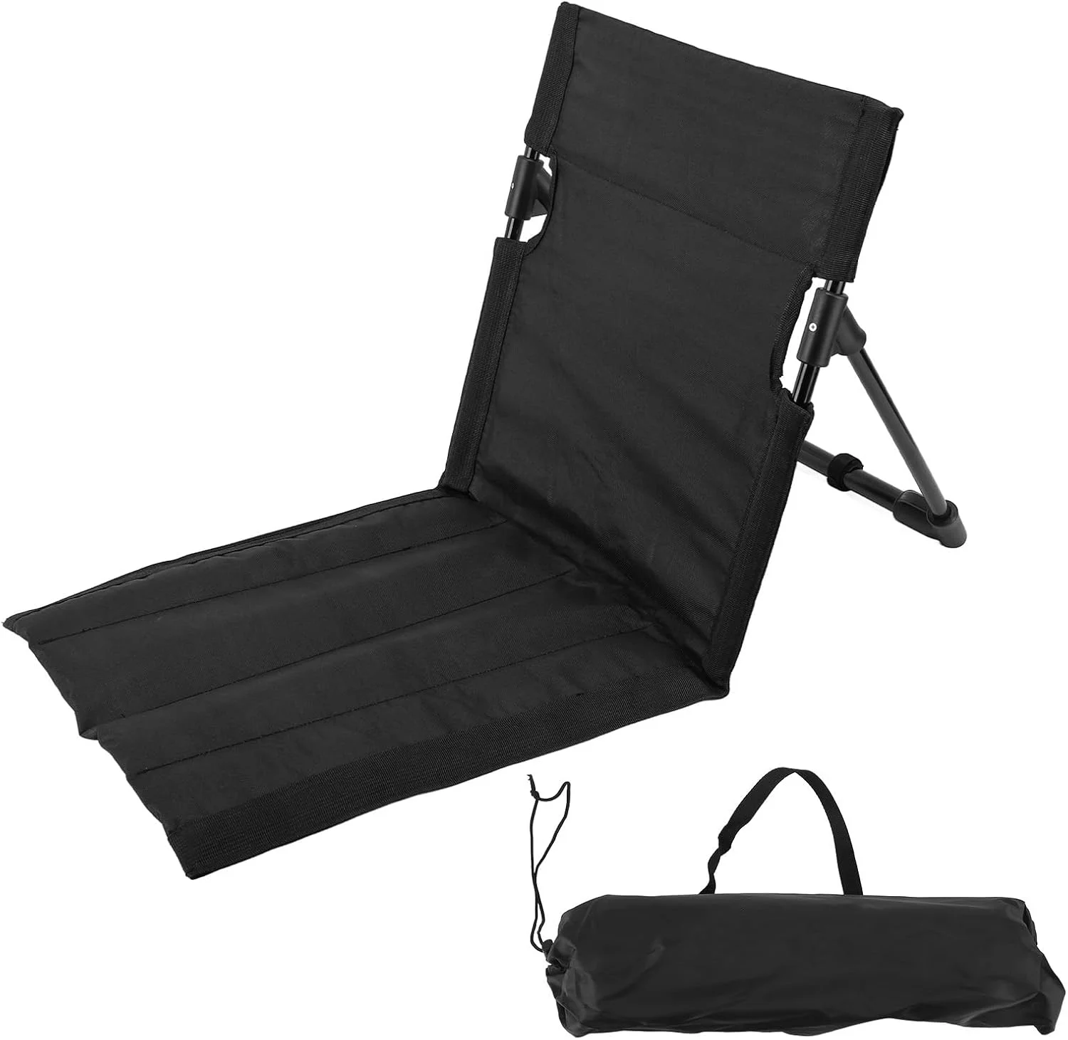 صندلی تاشو راحتی تووی، صندلی آفتاب‌گیر ساحلی با پشتی قابل تنظیم، صندلی‌های آفتاب‌گیر قابل حمل، صندلی راحتی تکیه‌گاهی دنج برای فضای باز ساحل، حیاط، پاسیو، استخر، عرشه