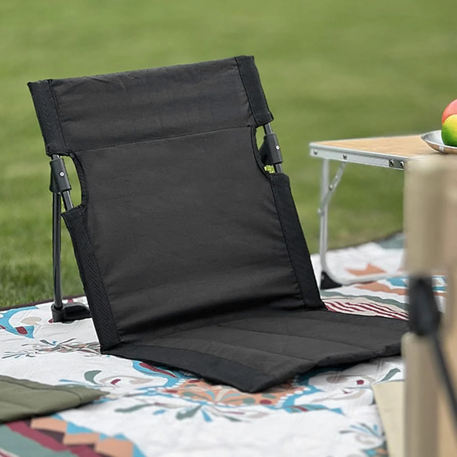 صندلی تاشو ساحلی تووی، صندلی های تاشو و قابل حمل برای کمپینگ و ساحل، پشتی قابل تنظیم با کیف حمل، مناسب برای آفتاب گرفتن