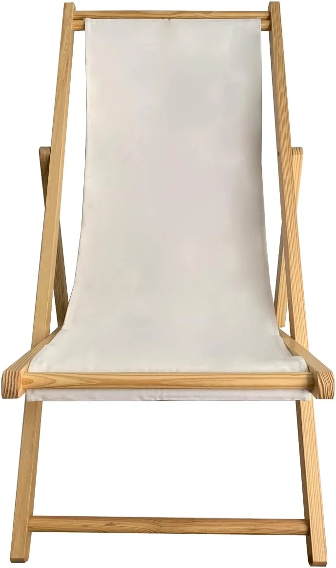 پارچه تعویضی صندلی استراحت فضای باز، 120 سانتی متر طول در 44 سانتی متر عرض - پارچه صندلی تاشو ساحلی، مناسب استفاده در فضای داخلی و خارجی - بدون قاب چوبی (سفید) پارچه تعویضی صندلی استراحت فضای باز، 120 سانتی متر طول در 44 سانتی متر عرض - پارچه صندلی تاشو ساحلی، مناسب استفاده در فضای داخلی و خارجی - بدون قاب چوبی (سفید)