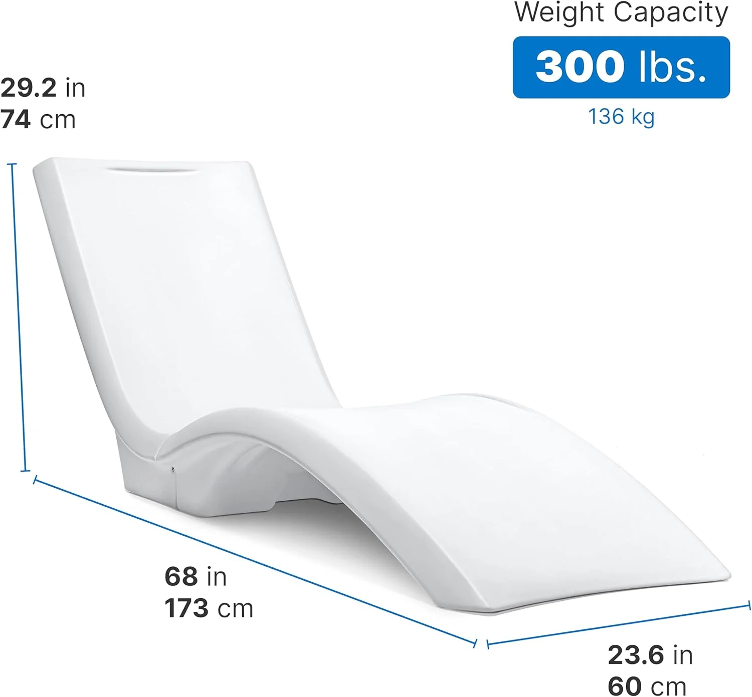 صندلی استخری Step2 Vero، مقاوم در برابر محو شدن، مبلمان پاسیو ضد آب، صندلی استراحت کنار استخر برای قفسه آفتابگیر، قابل استفاده در استخرهای با قفسه تا عمق 9 اینچ یا عرشه بیرونی استخر، وزن دار، سفید صندلی استخری Step2 Vero، مقاوم در برابر محو شدن، مبلمان پاسیو ضد آب، صندلی استراحت کنار استخر برای قفسه آفتابگیر، قابل استفاده در استخرهای با قفسه تا عمق 9 اینچ یا عرشه بیرونی استخر، وزن دار، سفید