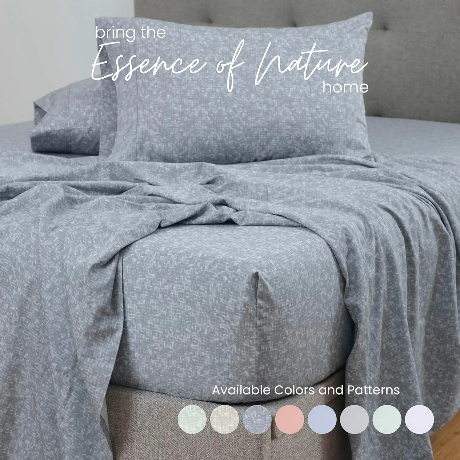 ست ملحفه 4 تکه Martex Restore Echo - مناسب تخت سایز کینگ - ملحفه های کینگ - ترکیبی از پنبه و تنسل - فوق العاده نرم - تنفس پذیر - نگهداری آسان - ذغالی