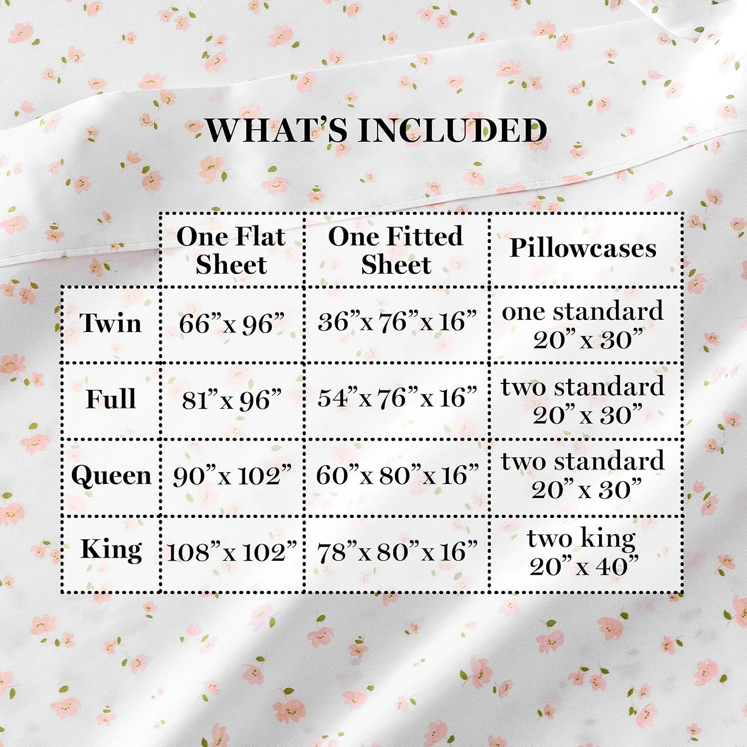 ست ملحفه کویین 100% پنبه مارتا استوارت - 4 تکه، نرم، لطیف، بادوام، مراقبت آسان، ملحفه جیب دار 16 اینچی، ملحفه تختخواب، ملحفه ساتن، 1 ملحفه رو، 1 ملحفه کش دار، 2 روبالشی، گلگون