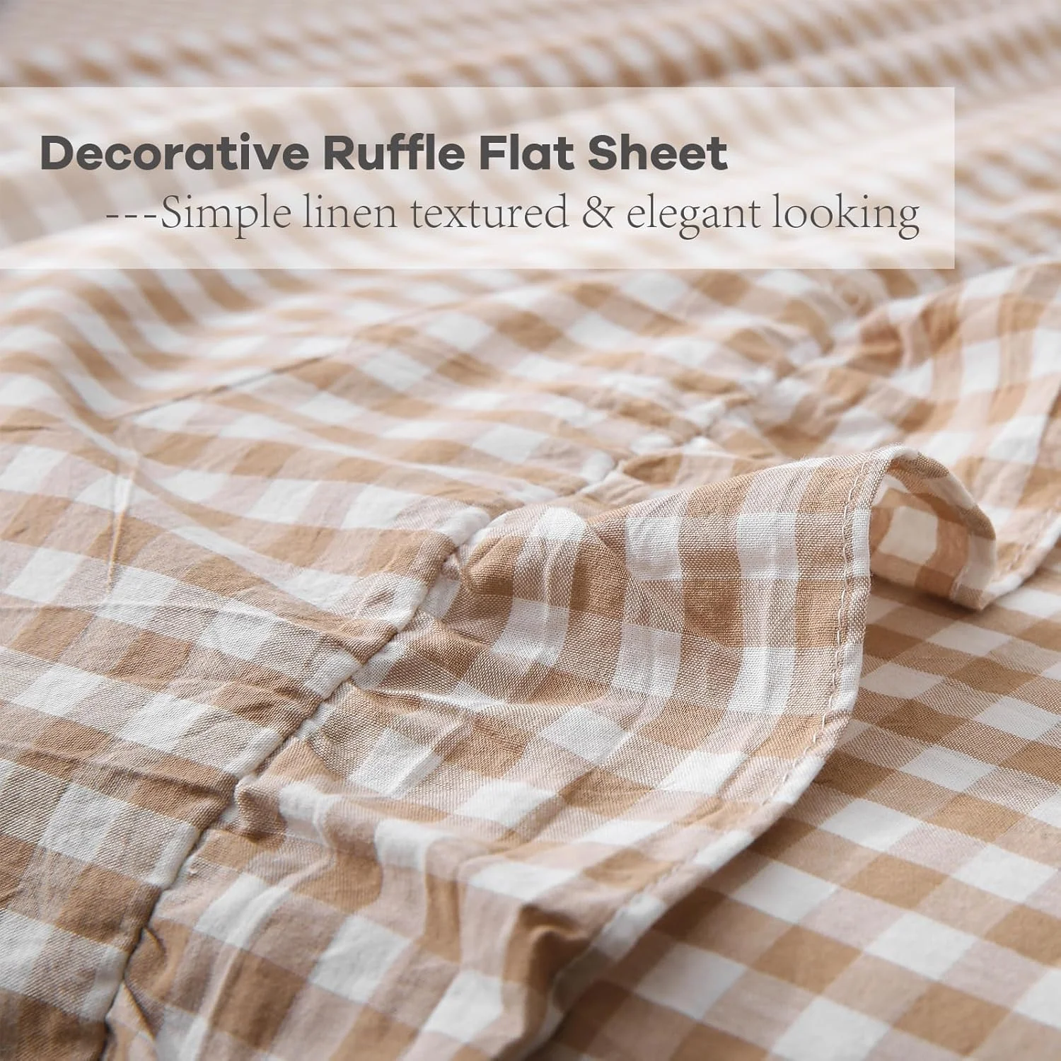 ست ملحفه ۴ تکه راه راه سفید Taupe، مناسب تخت دونفره ست ملحفه ۴ تکه راه راه سفید Taupe، مناسب تخت دونفره