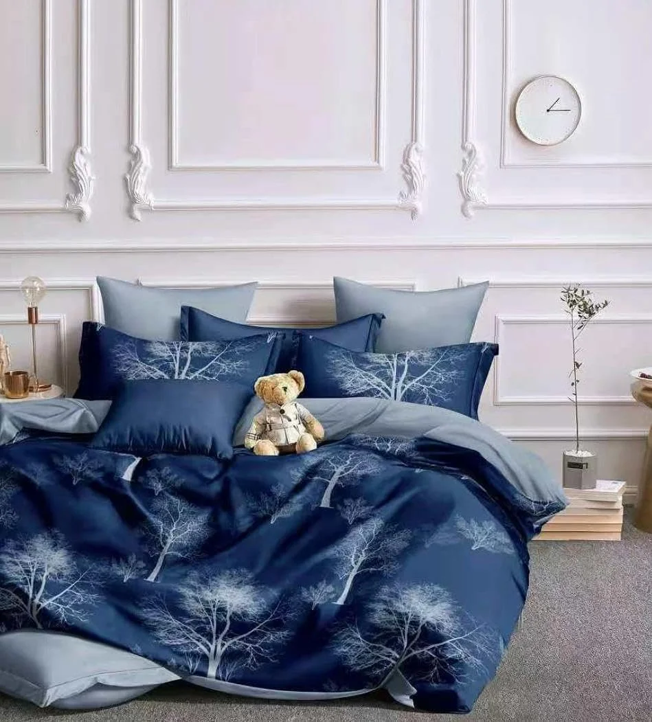 ست ملحفه سه تکه میکروفایبر لوکس Mintex – 1 ملحفه بزرگ (230×260 سانتی متر) + 2 روبالشی (50×70+5 سانتی متر) – فوق العاده نرم، بدون چروک، تنفس پذیر، ضد حساسیت و خنک کننده (آبی)