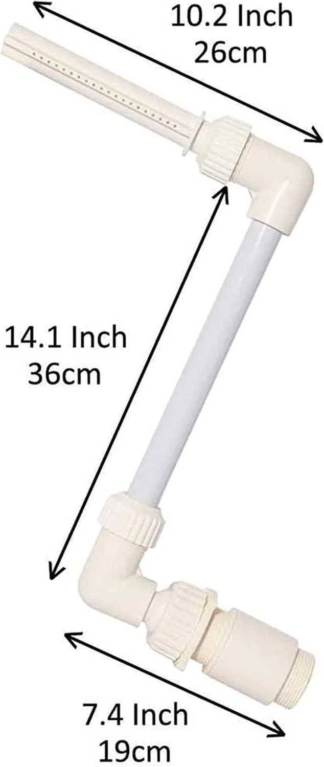 فواره آبشاری استخر شنا دفسدار، فاصله پاشش قابل تنظیم، خنک کننده دمای آب استخر برای استخرهای روکار و توکار، دکوراسیون فضای باز حیاط