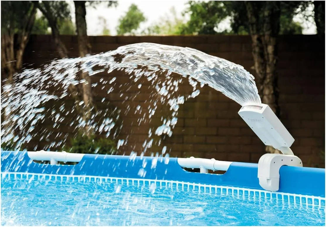 آبنمای چند رنگ LED استخر اینتکس برای استخرهای روکار، مناسب برای استخرهای با قاب فلزی و اولترا فریم