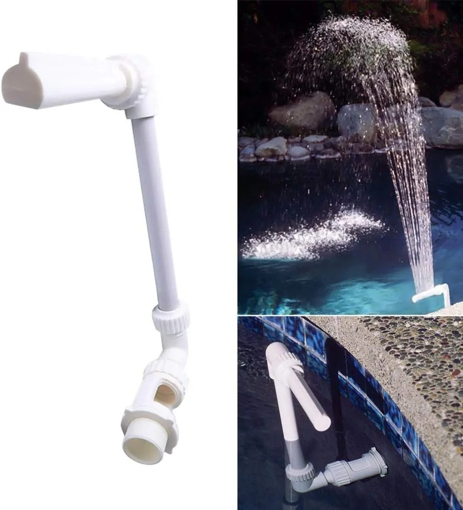 آبنمای استخری آبشاری - کوچک، مناسب برای استخرها، با قابلیت تنظیم ارتفاع و جهت، سفید آبنمای استخری آبشاری - کوچک، مناسب برای استخرها، با قابلیت تنظیم ارتفاع و جهت، سفید