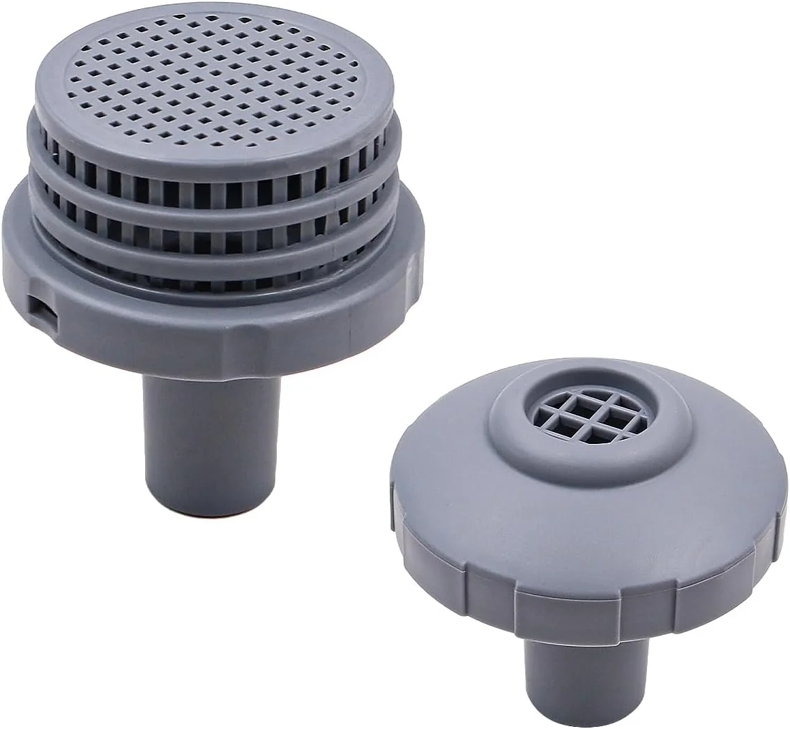 مجموعه اتصالات جت آب استخر شنا Alnicov با توری صافی خروجی، نازل ورودی و درپوش سوراخ با اتصالات 1.25 اینچی