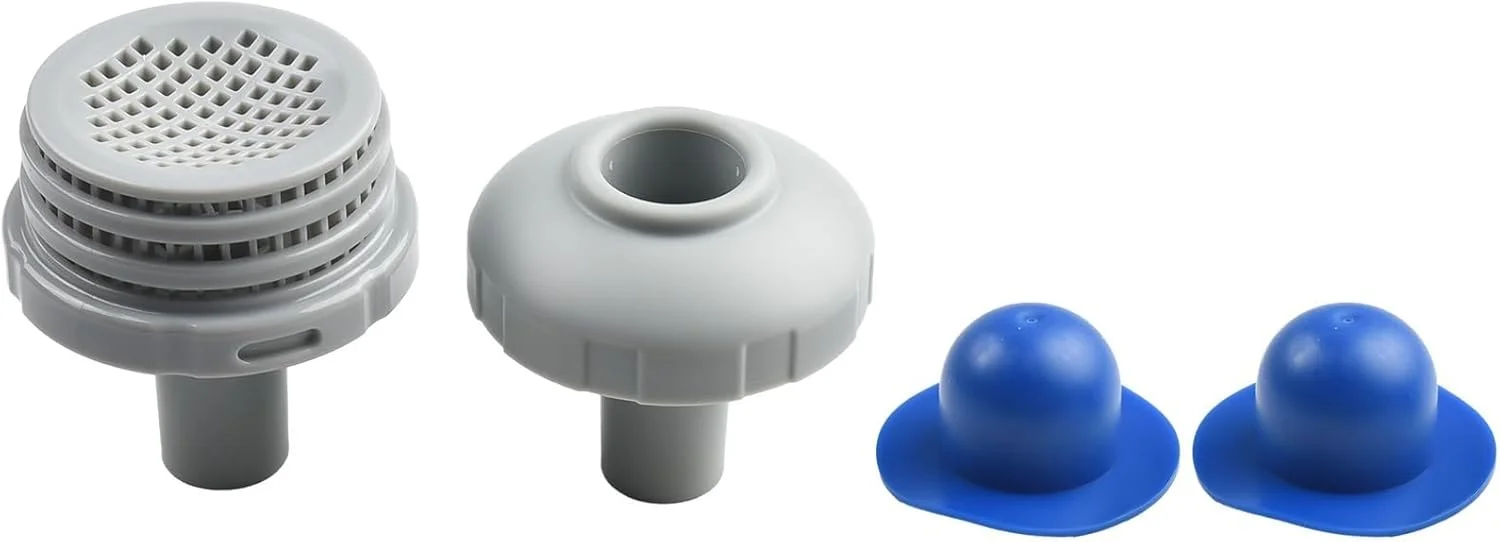 کیت اتصال استخر اینتکس با شلنگ 32 میلی‌متری، اتصال صافی ورودی استخر 1.25 اینچی، نازل ورودی استخر 1.25 اینچی - آبی