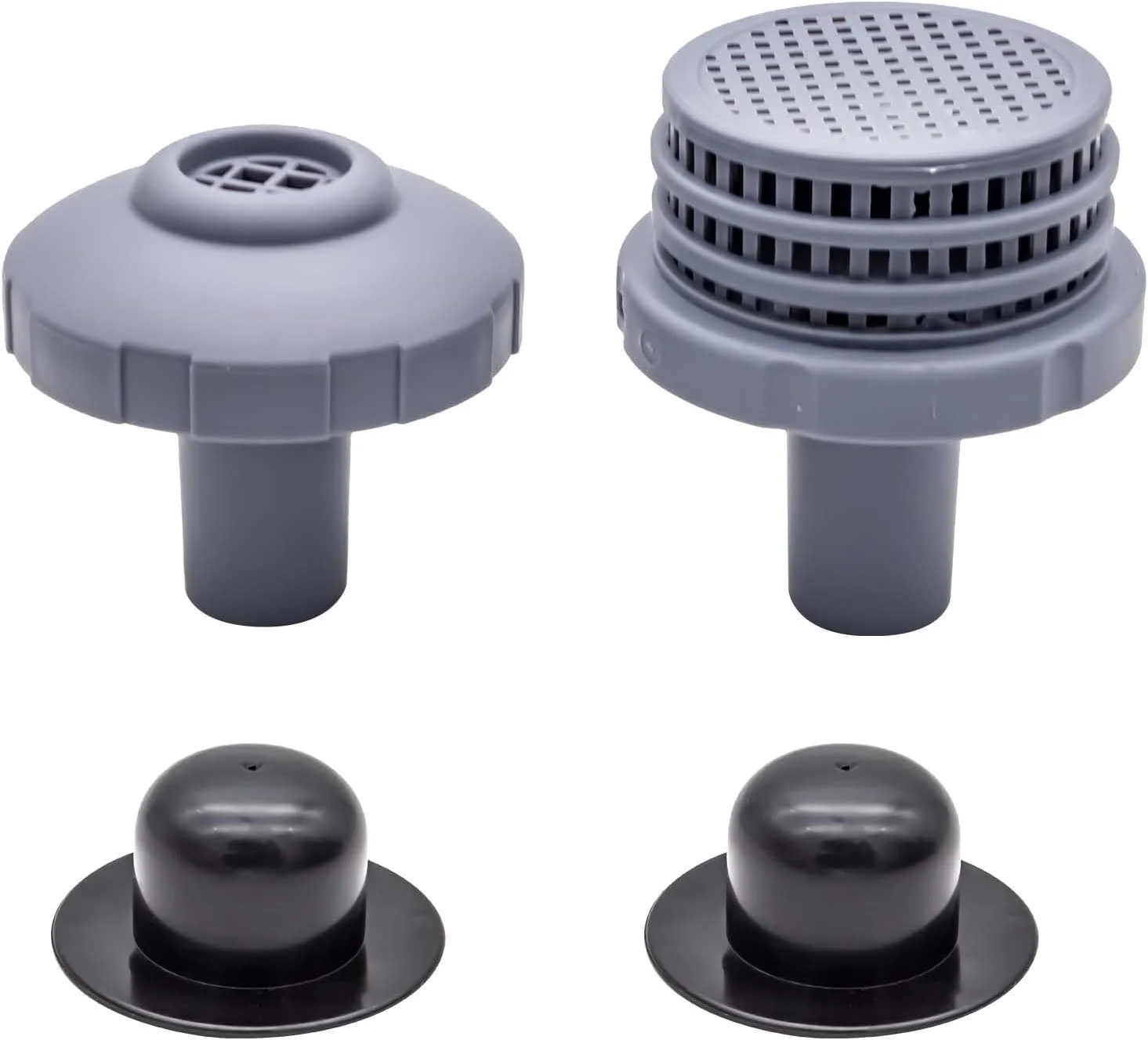 کیت های جایگزینی اتصال جت آب استخر، سازگار با اتصال جت آب استخر اینتکس مدل 25022E، شامل نازل ورودی، توری صافی خروجی، اتصالات 1.25 اینچی