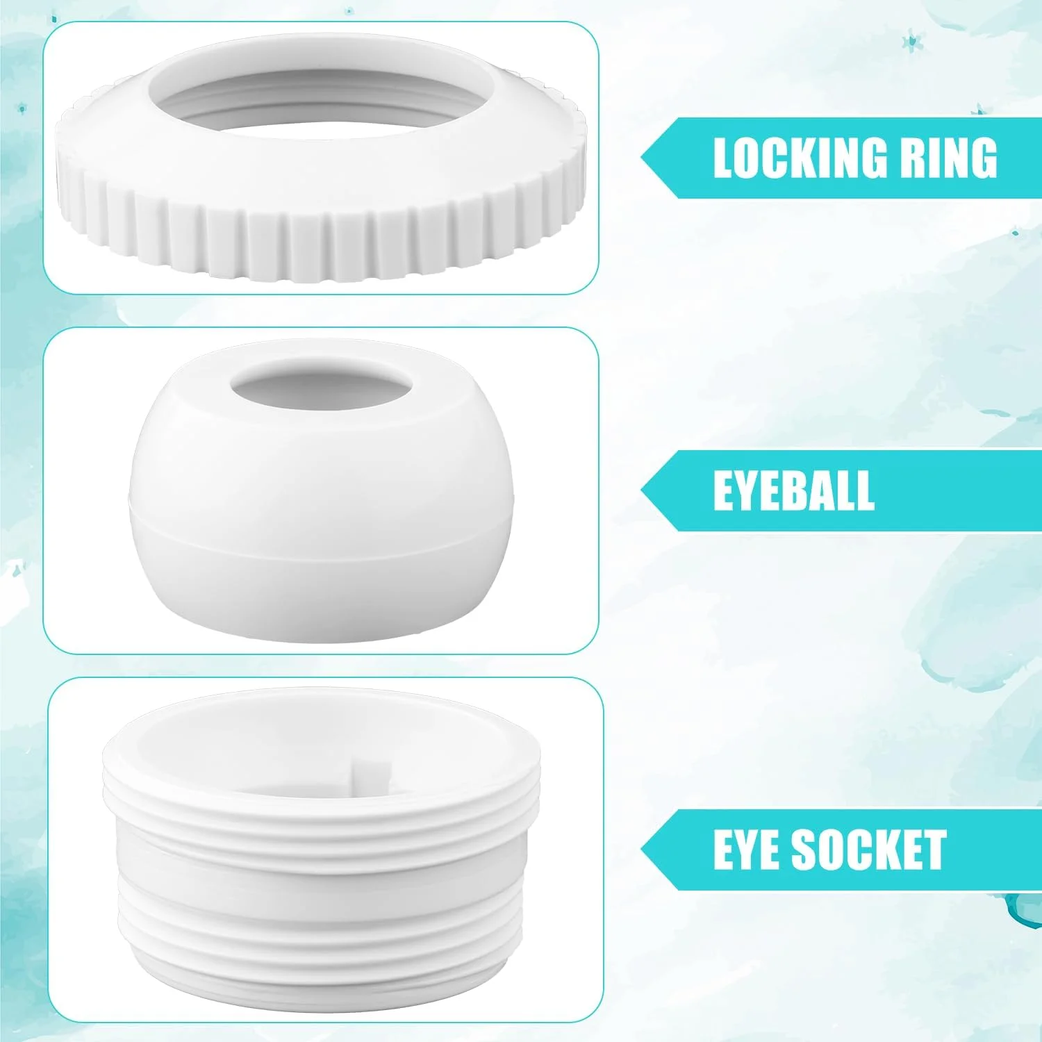 2 عدد نازل جت استخر، نازل ورودی چشمی جریان جهت دار جت برگشتی استخر، اتصالات ورودی جریان برای جایگزینی اتصالات نازل جت خروجی آب استخر 2 عدد نازل جت استخر، نازل ورودی چشمی جریان جهت دار جت برگشتی استخر، اتصالات ورودی جریان برای جایگزینی اتصالات نازل جت خروجی آب استخر