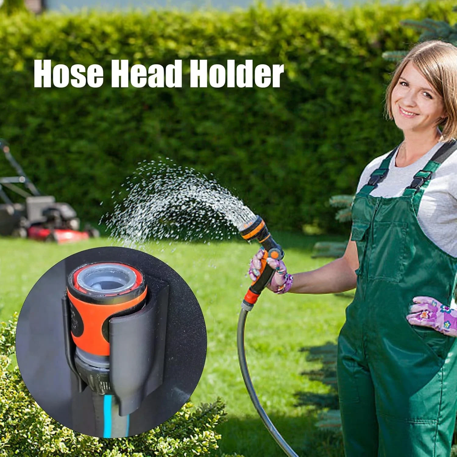 نگهدارنده شلنگ دیواری، براکت نگهدارنده نازل و اسپری شلنگ | اتصال ضد لغزش نازل و اسپری برای حیاط، چمن، استخر، باغبانی، فضای باز نگهدارنده شلنگ دیواری، براکت نگهدارنده نازل و اسپری شلنگ | اتصال ضد لغزش نازل و اسپری برای حیاط، چمن، استخر، باغبانی، فضای باز