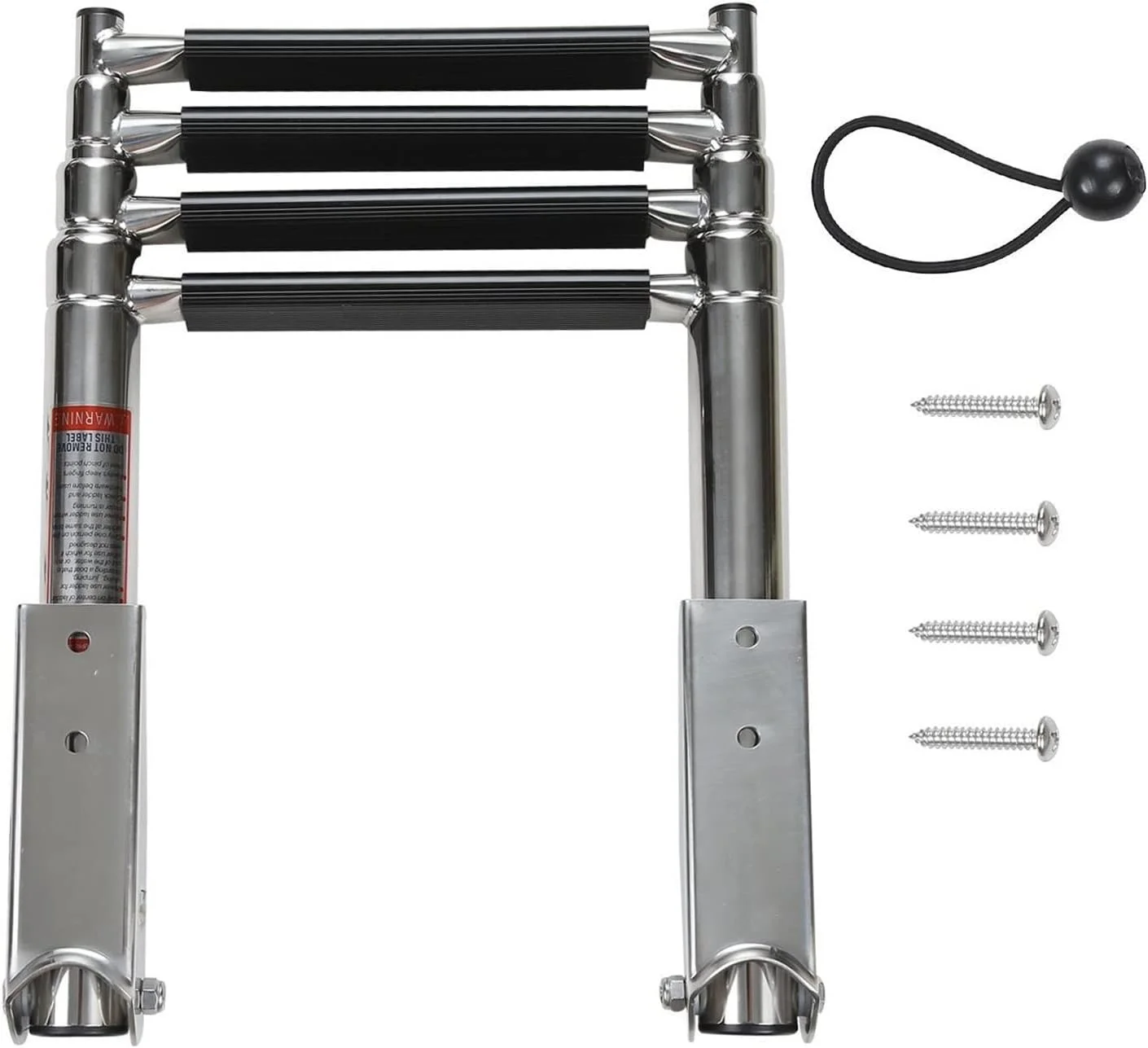 نردبان پله ای استیل ضد زنگ، نردبان ایمنی تلسکوپی برای قایق، استخر، حوض، عرشه/اسکله