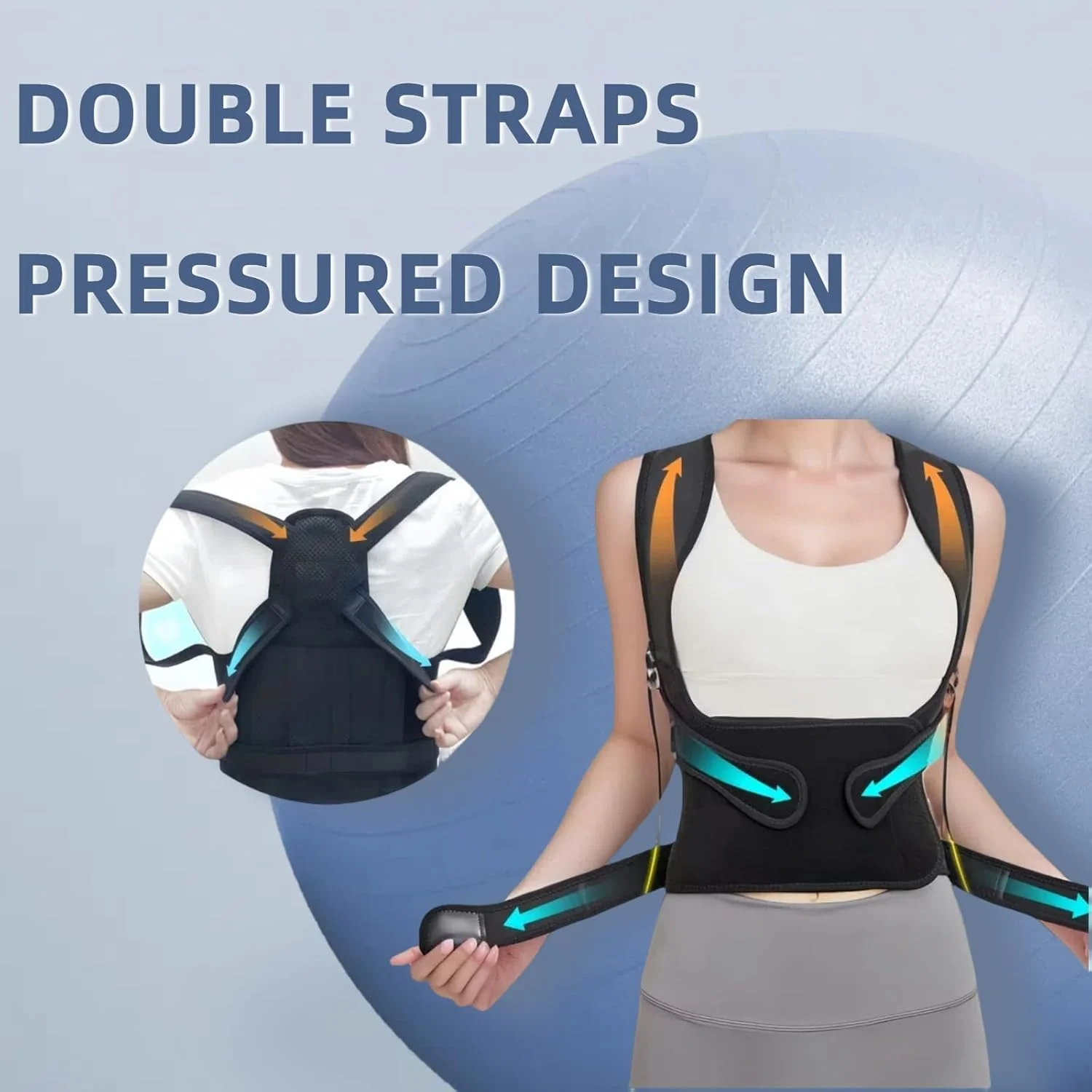 اصلاح کننده وضعیت بدن و پشتی کمر MAKINGTEC، برای زنان و مردان، پشتیبانی قابل تنظیم کمر، قابل تنفس و استفاده آسان، تسکین درد کمر، گردن، شانه و کمر (بزرگ) اصلاح کننده وضعیت بدن و پشتی کمر MAKINGTEC، برای زنان و مردان، پشتیبانی قابل تنظیم کمر، قابل تنفس و استفاده آسان، تسکین درد کمر، گردن، شانه و کمر (بزرگ)