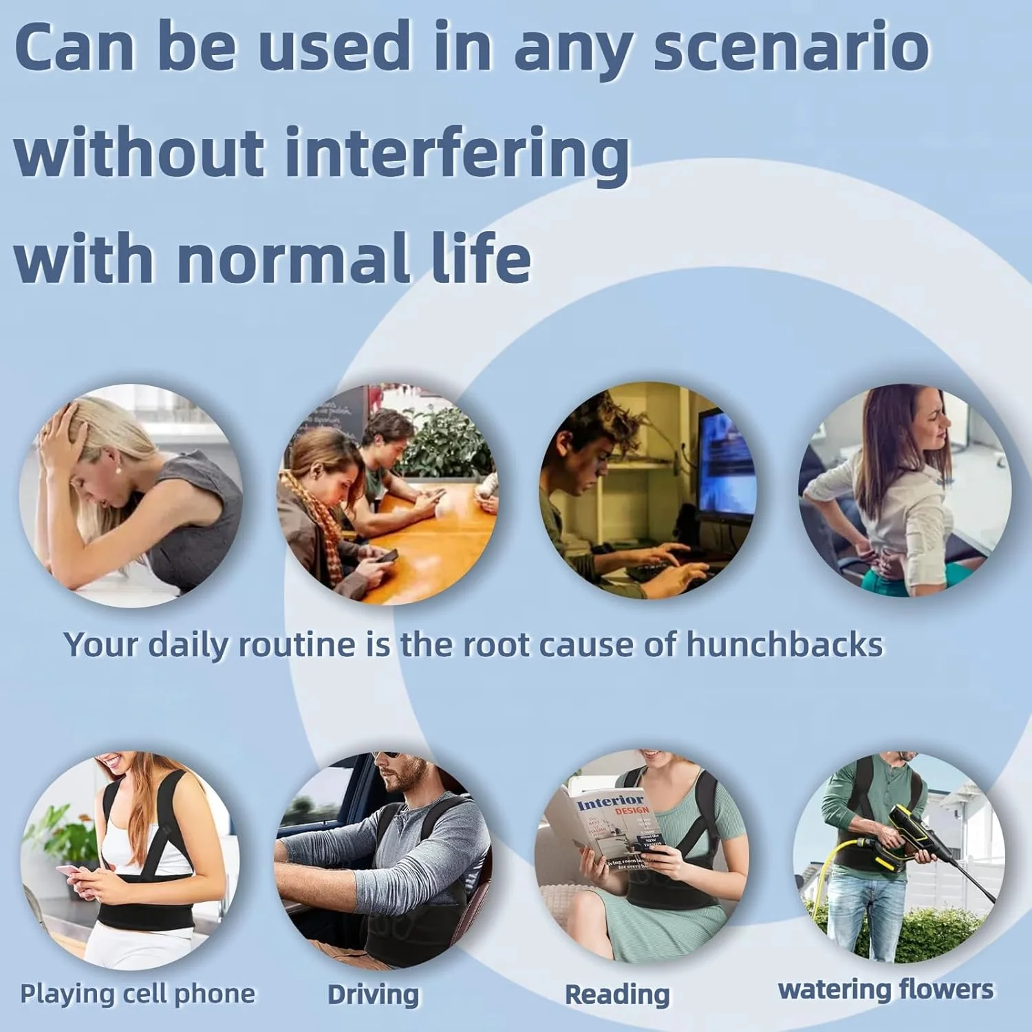 اصلاح کننده وضعیت بدن و پشتی کمر MAKINGTEC، برای زنان و مردان، پشتیبانی قابل تنظیم کمر، قابل تنفس و استفاده آسان، تسکین درد کمر، گردن، شانه و کمر (بزرگ) اصلاح کننده وضعیت بدن و پشتی کمر MAKINGTEC، برای زنان و مردان، پشتیبانی قابل تنظیم کمر، قابل تنفس و استفاده آسان، تسکین درد کمر، گردن، شانه و کمر (بزرگ)