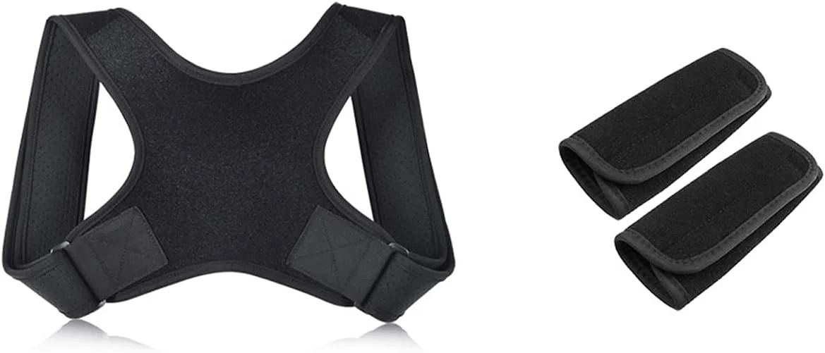 KASTWAVE اصلاح کننده وضعیت بدن برای مردان | بریس قابل تنظیم قسمت بالای کمر برای ترقوه برای حمایت از گردن، کمر و شانه، تسکین درد، صاف کننده کیفوز، حمایت از ستون فقرات KASTWAVE اصلاح کننده وضعیت بدن برای مردان | بریس قابل تنظیم قسمت بالای کمر برای ترقوه برای حمایت از گردن، کمر و شانه، تسکین درد، صاف کننده کیفوز، حمایت از ستون فقرات