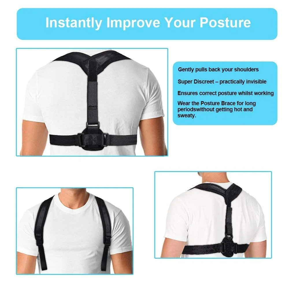 اصلاح کننده وضعیت بدن KASTWAVE برای آقایان و بانوان، تقویت شانه ها، گردن و پشت، بریس قسمت بالای کمر برای حمایت از ترقوه، صاف کننده قابل تنظیم پشت و فراهم کننده اصلاح کننده وضعیت بدن KASTWAVE برای آقایان و بانوان، تقویت شانه ها، گردن و پشت، بریس قسمت بالای کمر برای حمایت از ترقوه، صاف کننده قابل تنظیم پشت و فراهم کننده