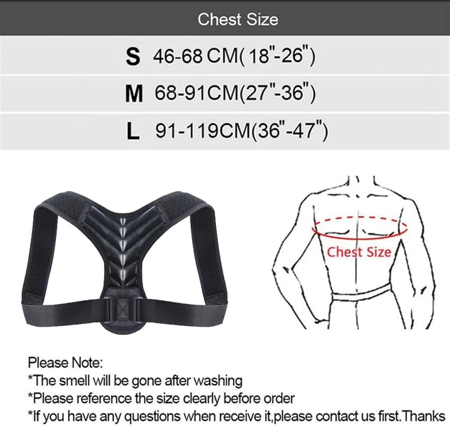 کمربند اصلاح کننده وضعیت بدن طبی، قابل تنظیم برای ترقوه، ستون فقرات، شانه و کمر (رنگ: B، سایز: بزرگ) (T کوچک) راحتی دو برابر کمربند اصلاح کننده وضعیت بدن طبی، قابل تنظیم برای ترقوه، ستون فقرات، شانه و کمر (رنگ: B، سایز: بزرگ) (T کوچک) راحتی دو برابر