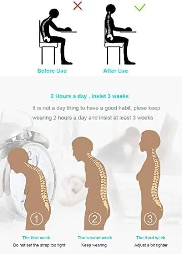 اصلاح کننده وضعیت بدن فیتو قابل تنظیم برای مردان، زنان و کودکان، کمربند پشتی نامرئی با پدهای شانه، مشکی اصلاح کننده وضعیت بدن فیتو قابل تنظیم برای مردان، زنان و کودکان، کمربند پشتی نامرئی با پدهای شانه، مشکی