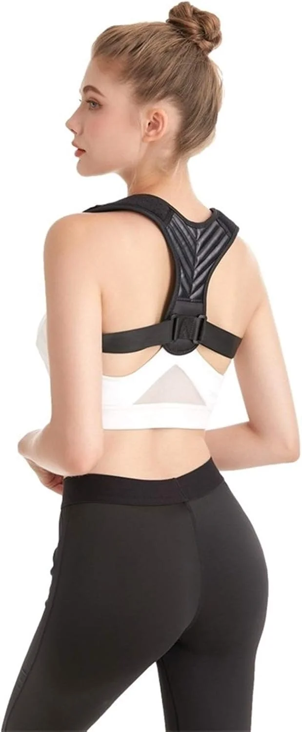 کمربند اصلاح کننده وضعیت بدن طبی، قابل تنظیم برای ترقوه، ستون فقرات، شانه و کمر (رنگ: B، سایز: بزرگ) (T کوچک) راحتی دو برابر کمربند اصلاح کننده وضعیت بدن طبی، قابل تنظیم برای ترقوه، ستون فقرات، شانه و کمر (رنگ: B، سایز: بزرگ) (T کوچک) راحتی دو برابر