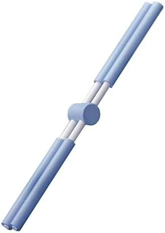 اصلاح کننده وضعیت بدن AUTOYSUR برای کودکان و بزرگسالان، چوب یوگا برای اصلاح وضعیت بدن، ابزار کشش چوب یوگا، طراحی جمع شونده برای اصلاح کننده وضعیت بدن دانش آموزان بزرگسال و کودک (آبی)