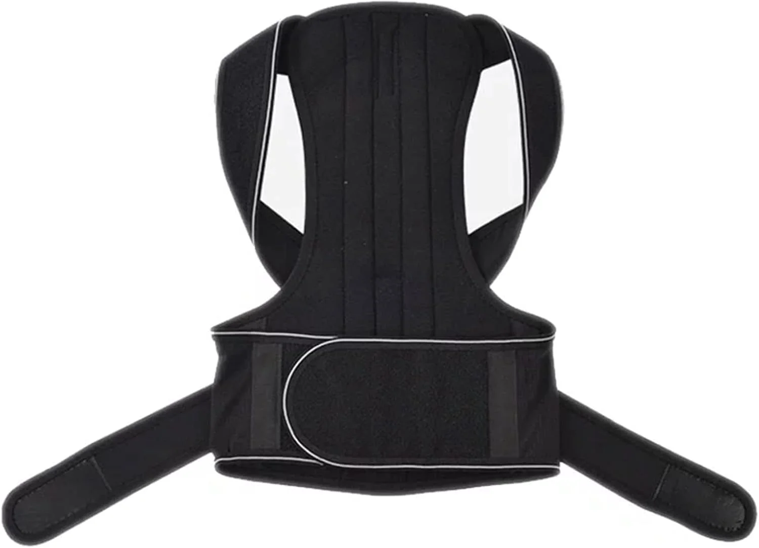 اصلاح کننده وضعیت بدن صاف کننده ورزشی تنفسی قابل تنظیم برای تمام سایزهای بدن کمربند اصلاح قوز بزرگسالان (سایز: L)