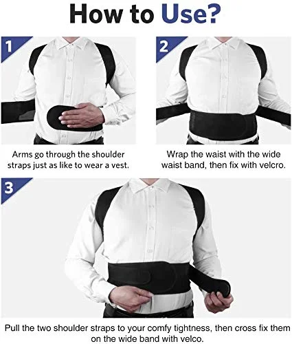 کمربند اصلاح کننده وضعیت بدن بستک نایوز برای مردان، زنان و کودکان