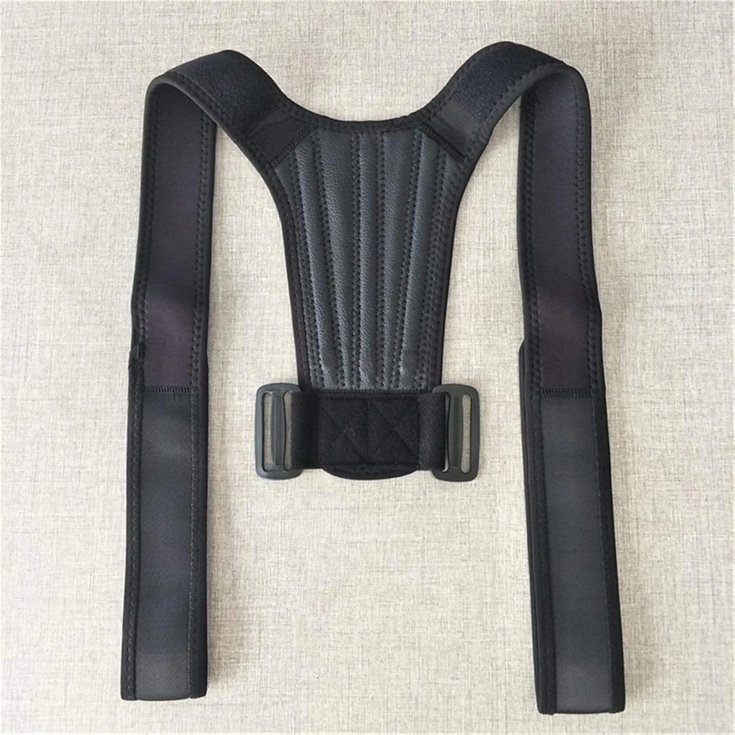 کمربند اصلاح قوز پشتی قابل تنظیم، پشتیبانی از شانه و کمر برای اصلاح وضعیت بدن بزرگسالان و کودکان (رنگ: مشکی، سایز: تک سایز) (مشکی تک سایز) کمربند اصلاح قوز پشتی قابل تنظیم، پشتیبانی از شانه و کمر برای اصلاح وضعیت بدن بزرگسالان و کودکان (رنگ: مشکی، سایز: تک سایز) (مشکی تک سایز)