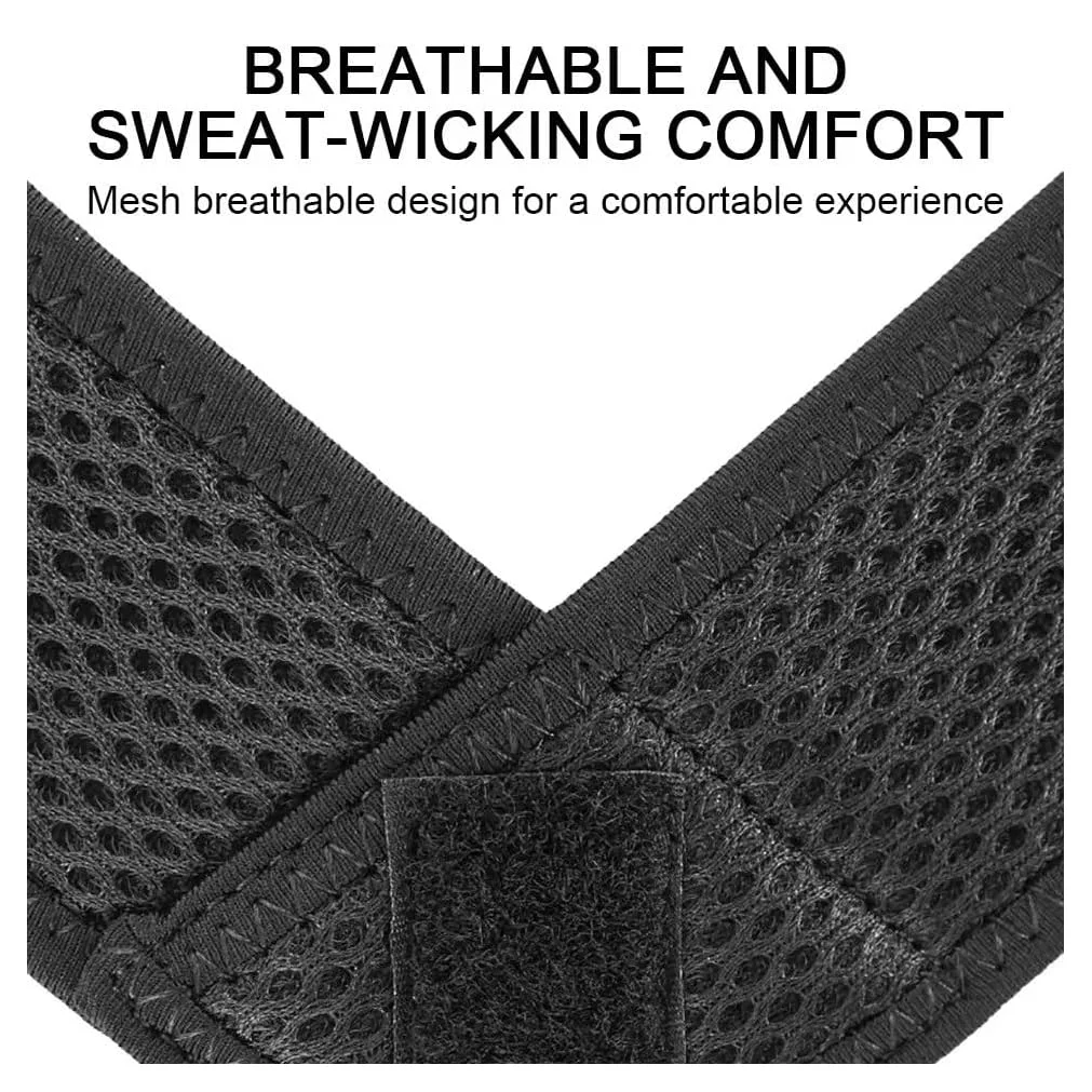 اصلاح کننده وضعیت بدن برای آقایان و بانوان، بریس ترقوه قابل تنظیم برای تسکین درد گردن، پشت و شانه، صاف کننده راحت پشت برای اصلاح وضعیت بدن، مشکی اصلاح کننده وضعیت بدن برای آقایان و بانوان، بریس ترقوه قابل تنظیم برای تسکین درد گردن، پشت و شانه، صاف کننده راحت پشت برای اصلاح وضعیت بدن، مشکی