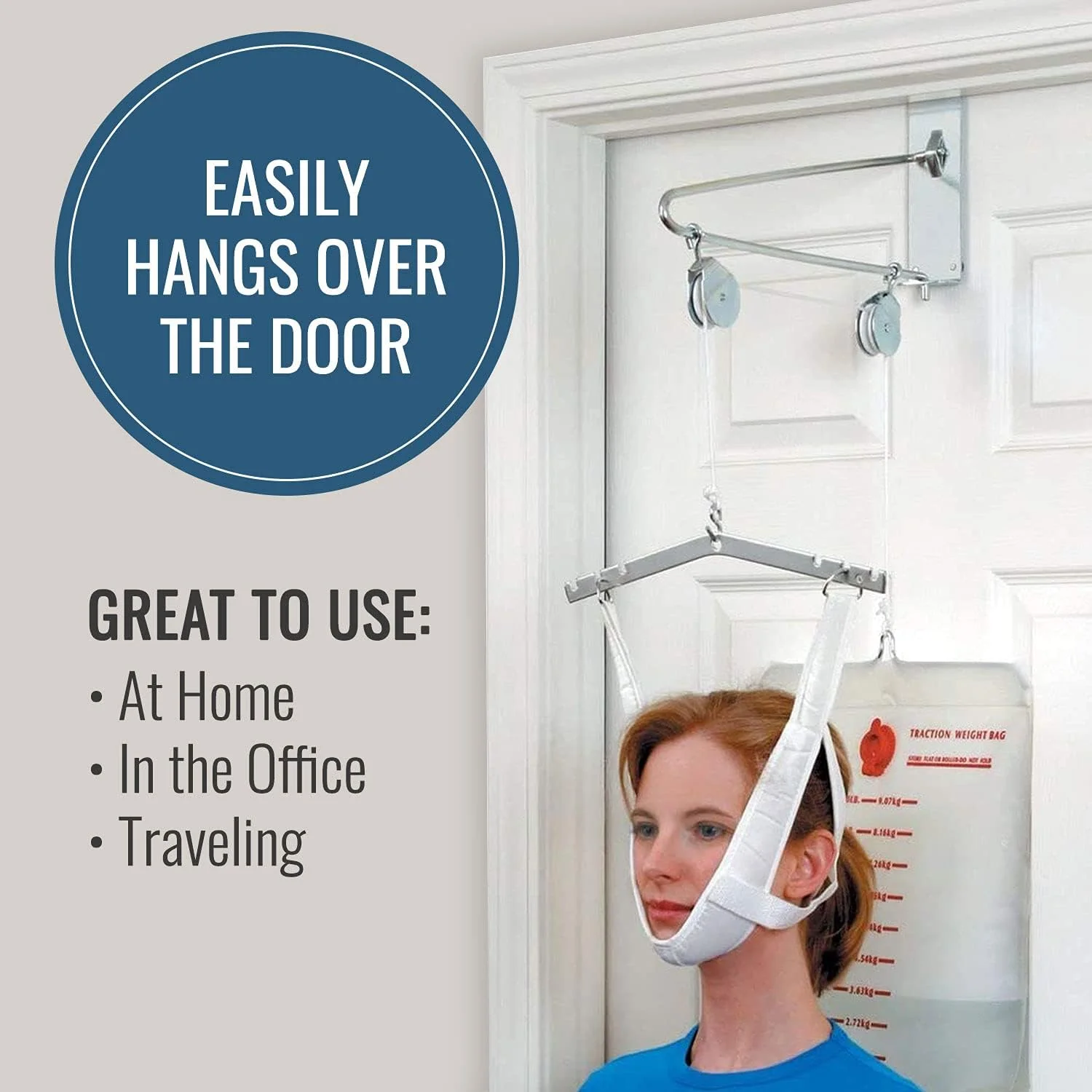 دستگاه اصلاح کننده وضعیت بدن و کشش گردن DMI برای فیزیوتراپی، مناسب برای حساب های FSA HSA، کشش دهنده گردن، کشش دهنده کمر، تسکین درد گردن، تسکین میگرن، درد کمر یا آرتروز دستگاه اصلاح کننده وضعیت بدن و کشش گردن DMI برای فیزیوتراپی، مناسب برای حساب های FSA HSA، کشش دهنده گردن، کشش دهنده کمر، تسکین درد گردن، تسکین میگرن، درد کمر یا آرتروز