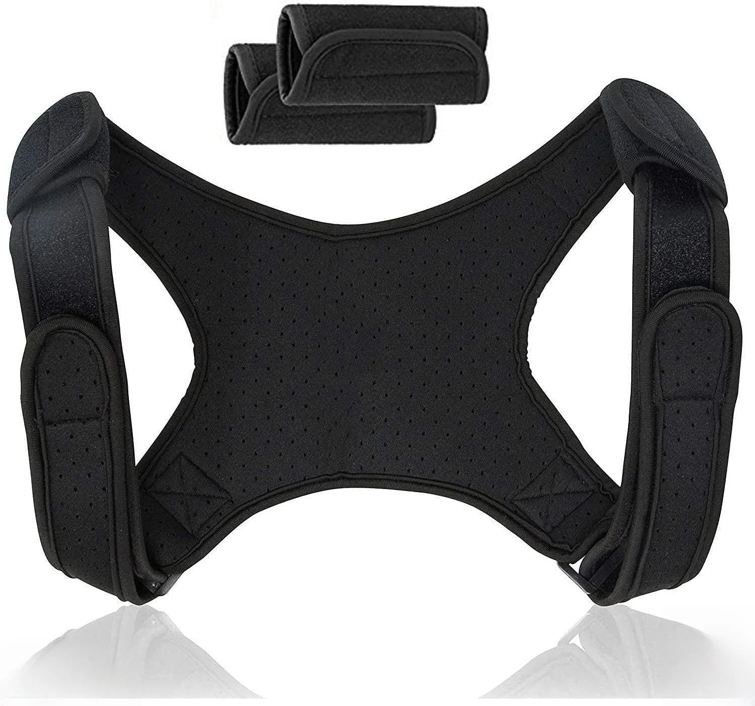 اصلاح کننده وضعیت بدن برای آقایان | بریس قابل تنظیم قسمت بالای کمر با اندازه جهانی برای ترقوه، جهت حمایت از گردن، کمر و شانه، تسکین درد، صاف کننده کیفوز، پشتیبانی از ستون فقرات (طراحی ثبت شده)