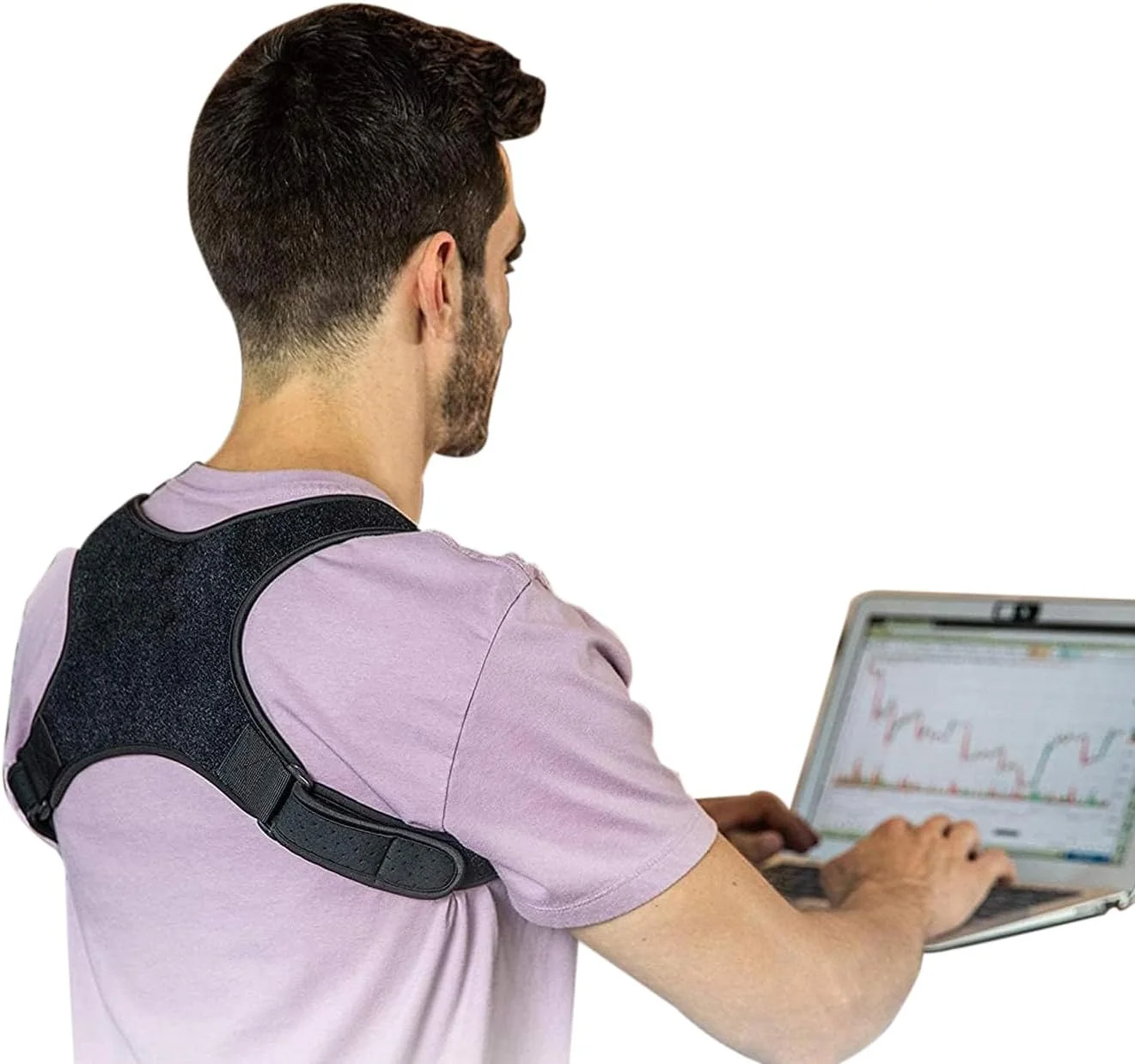 اصلاح کننده وضعیت بدن برای آقایان | بریس قابل تنظیم قسمت بالای کمر با اندازه جهانی برای ترقوه، جهت حمایت از گردن، کمر و تسکین درد شانه، صاف کننده کیفوز، پشتیبانی از ستون فقرات (طراحی ثبت شده) رنگ های متنوع اصلاح کننده وضعیت بدن برای آقایان | بریس قابل تنظیم قسمت بالای کمر با اندازه جهانی برای ترقوه، جهت حمایت از گردن، کمر و تسکین درد شانه، صاف کننده کیفوز، پشتیبانی از ستون فقرات (طراحی ثبت شده) رنگ های متنوع