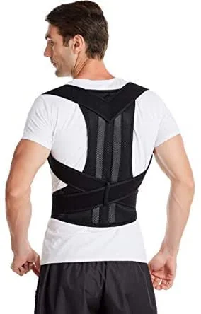 اصلاح کننده وضعیت بدن، پشتیبانی از ستون فقرات و کمر برای تسکین گردن، کمر و شانه ها، بند قابل تنظیم و تنفسی برای بهبود وضعیت بدن و پشتیبانی از کمر برای زنان و مردان اصلاح کننده وضعیت بدن، پشتیبانی از ستون فقرات و کمر برای تسکین گردن، کمر و شانه ها، بند قابل تنظیم و تنفسی برای بهبود وضعیت بدن و پشتیبانی از کمر برای زنان و مردان