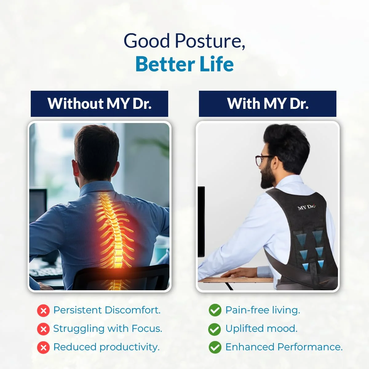 کمربند اصلاح کننده وضعیت بدن مناسب آقایان و بانوان | پشتیبانی قابل تنظیم از پشت و شانه برای تراز ستون فقرات، اصلاح قوز و تسکین درد | صفحات فلزی برای ثبات | پارچه نئوپرن | کمربند اصلاح کننده وضعیت بدن مناسب آقایان و بانوان | پشتیبانی قابل تنظیم از پشت و شانه برای تراز ستون فقرات، اصلاح قوز و تسکین درد | صفحات فلزی برای ثبات | پارچه نئوپرن |